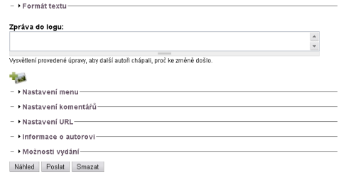 Úprava obsahu v Drupalu Úprava obsahu v Drupalu