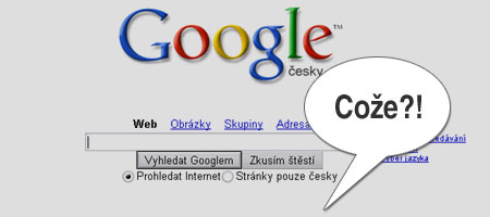 Google -- Cože?
