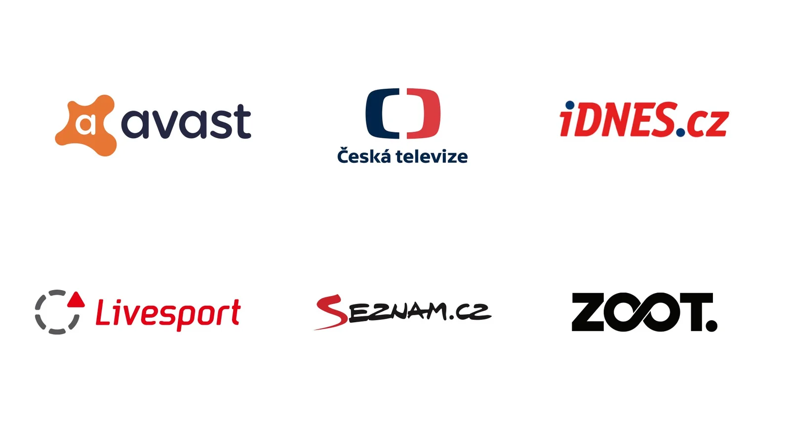 Loga některých klientů školení ze Vzhůru dolů