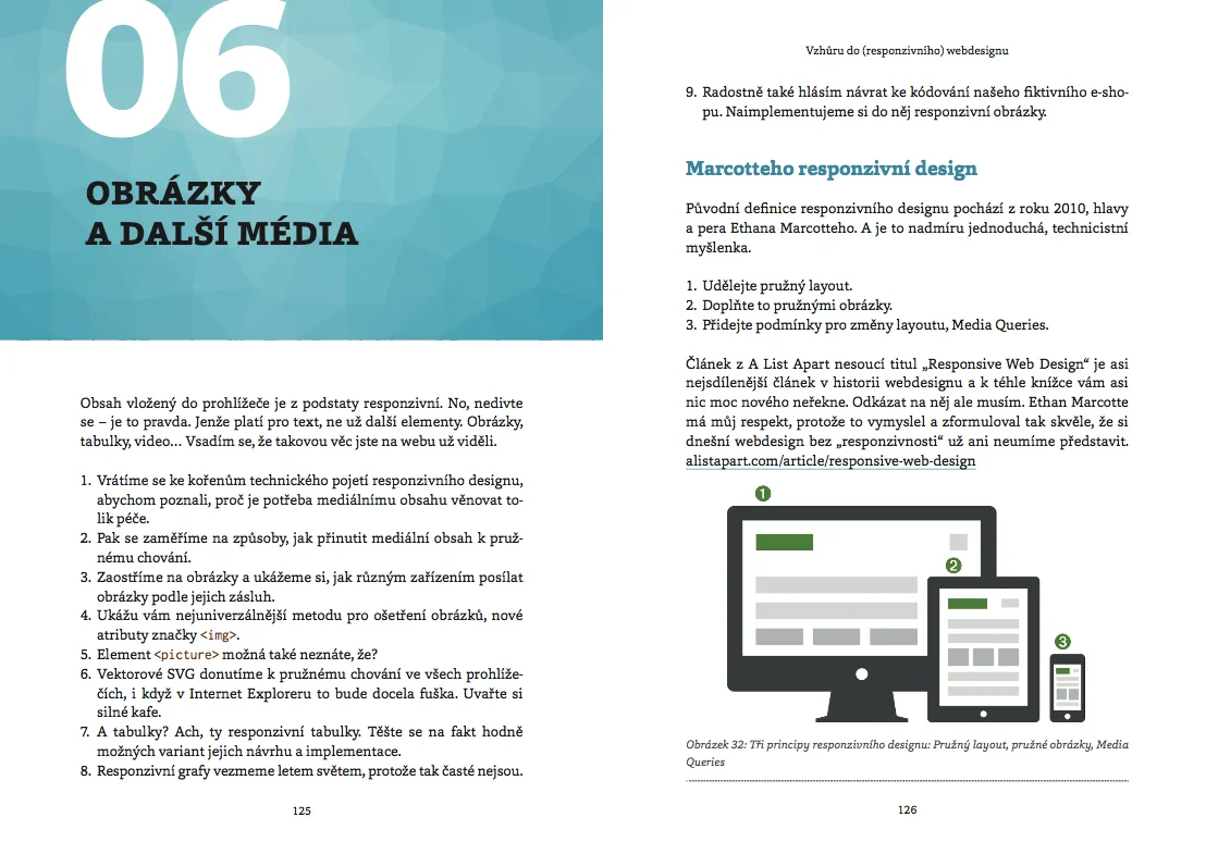 Šestá kapitola z knihy „Vzhůru do (responzivního) webdesignu“