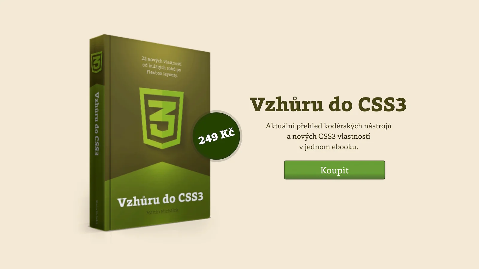 Ebook Vzhůru do CSS3