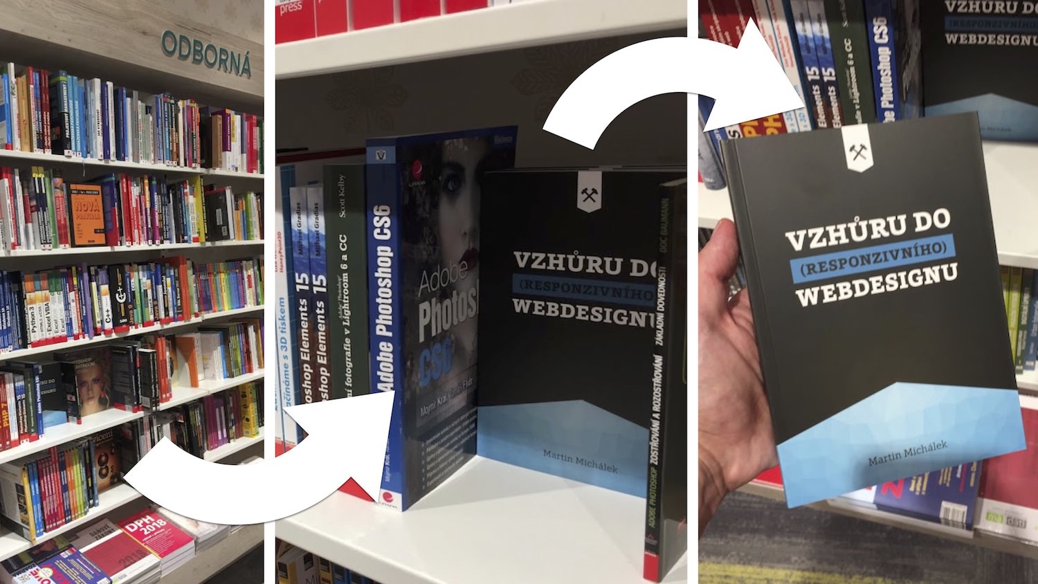 „Vzhůru do (responzivního) designu“ v knihkupectví