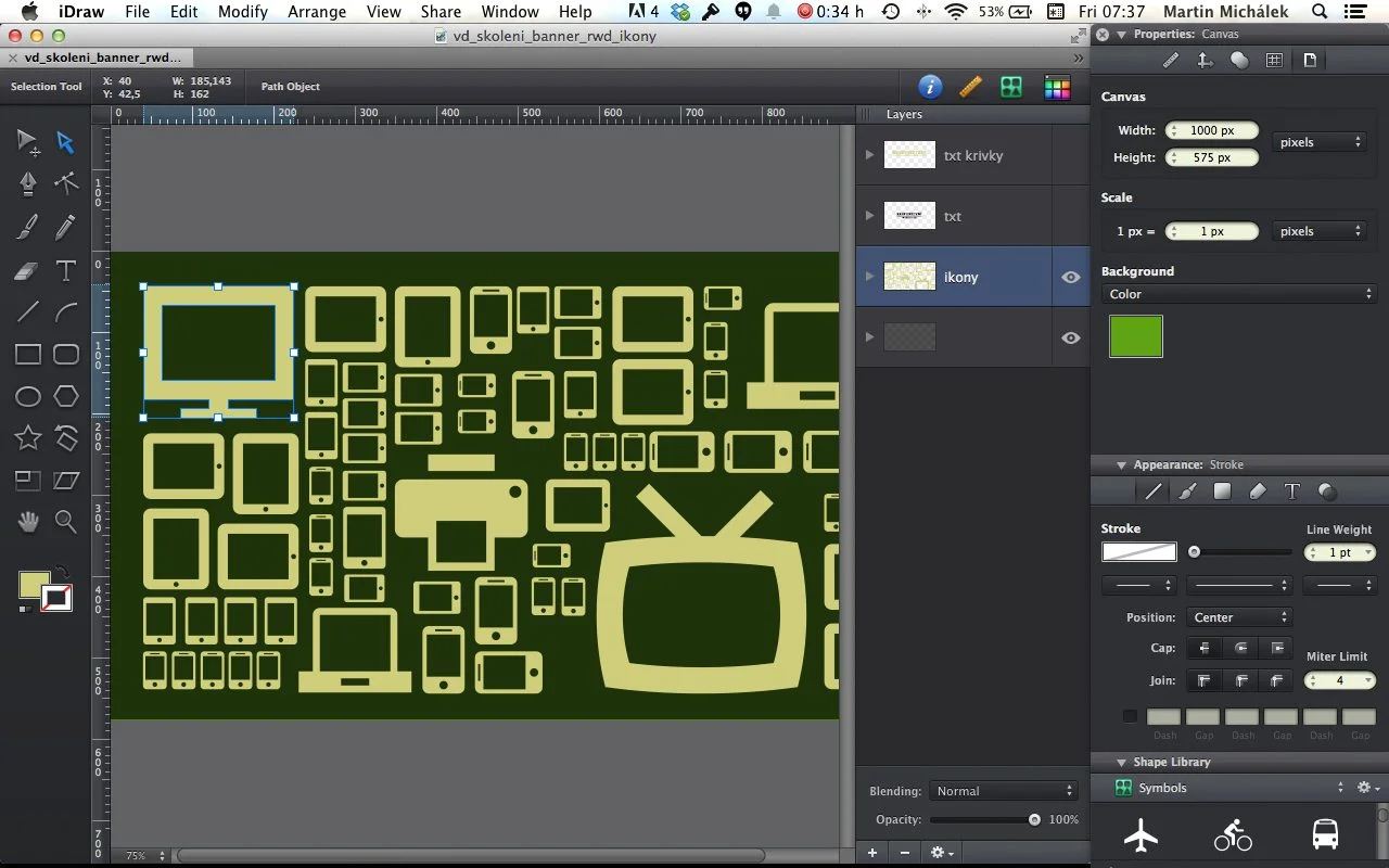 SVG v Graphic (dříve iDraw)